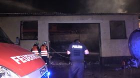 Feuer In Gleistal Agrar In Golmsdorf Bei Jena 00041